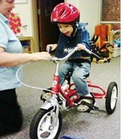 Nathan on an Imp Trike
